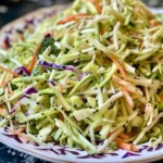 Broccoli slaw nutrition, health benefits of broccoli slaw, nutritious slaw recipes, broccoli salad health facts