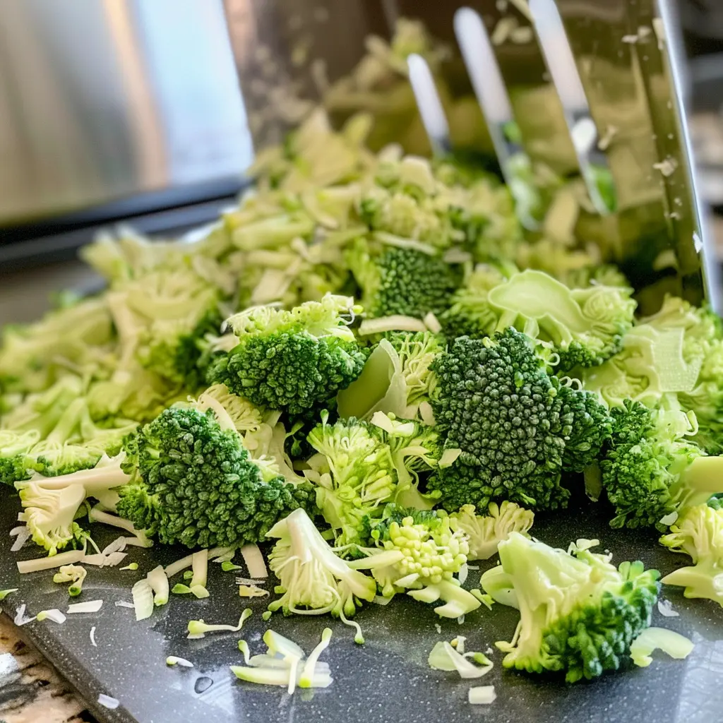 How to shred broccoli