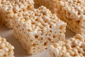 No-Bake Cheesecake Rice Krispies Treats