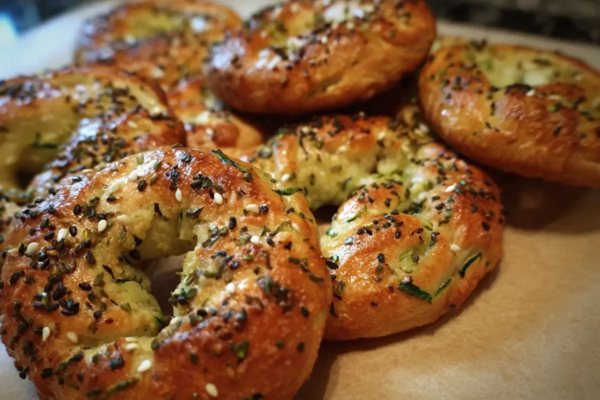 homemade Zucchini Bagels