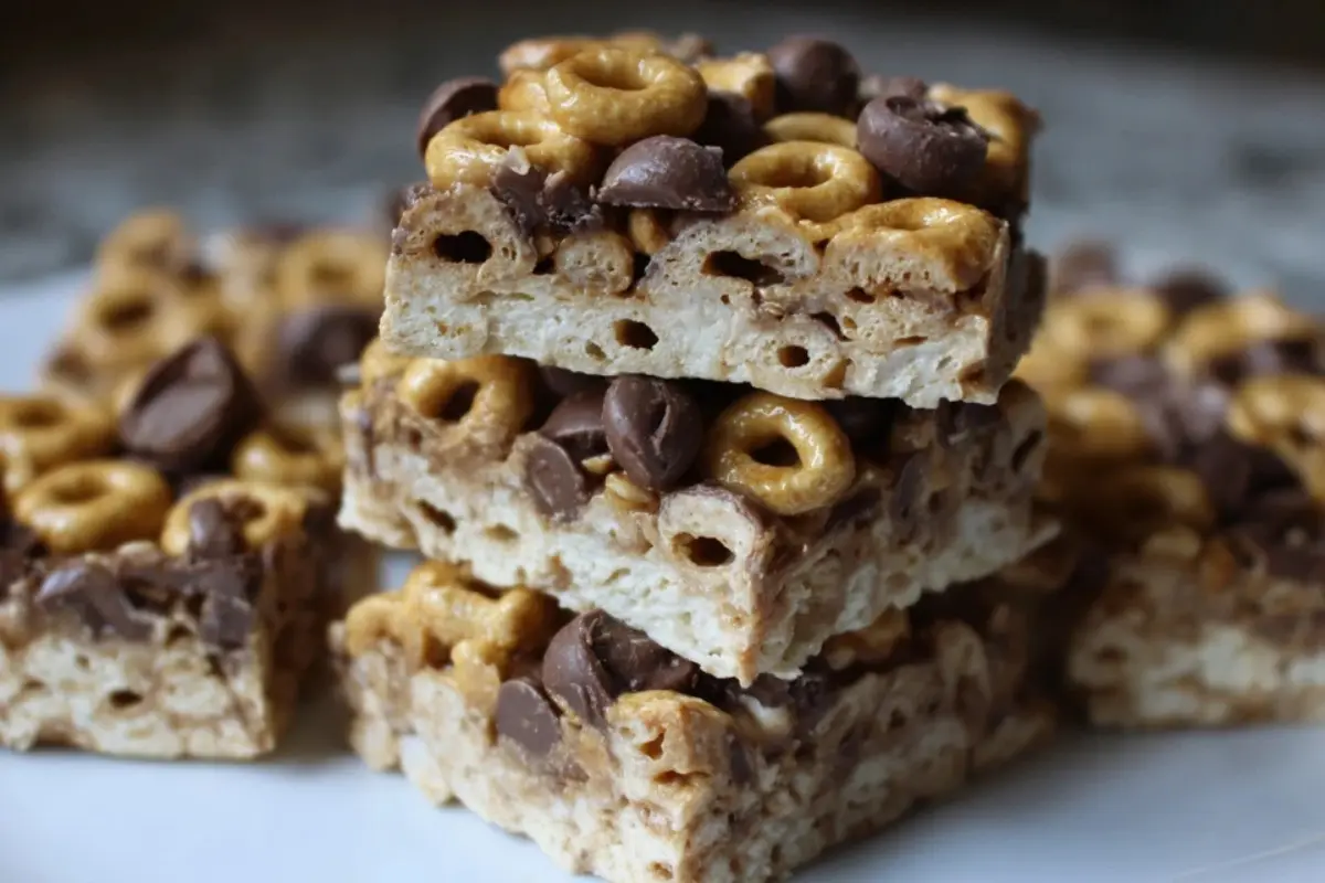 Easy No-Bake Peanut Butter Cheerio Bars