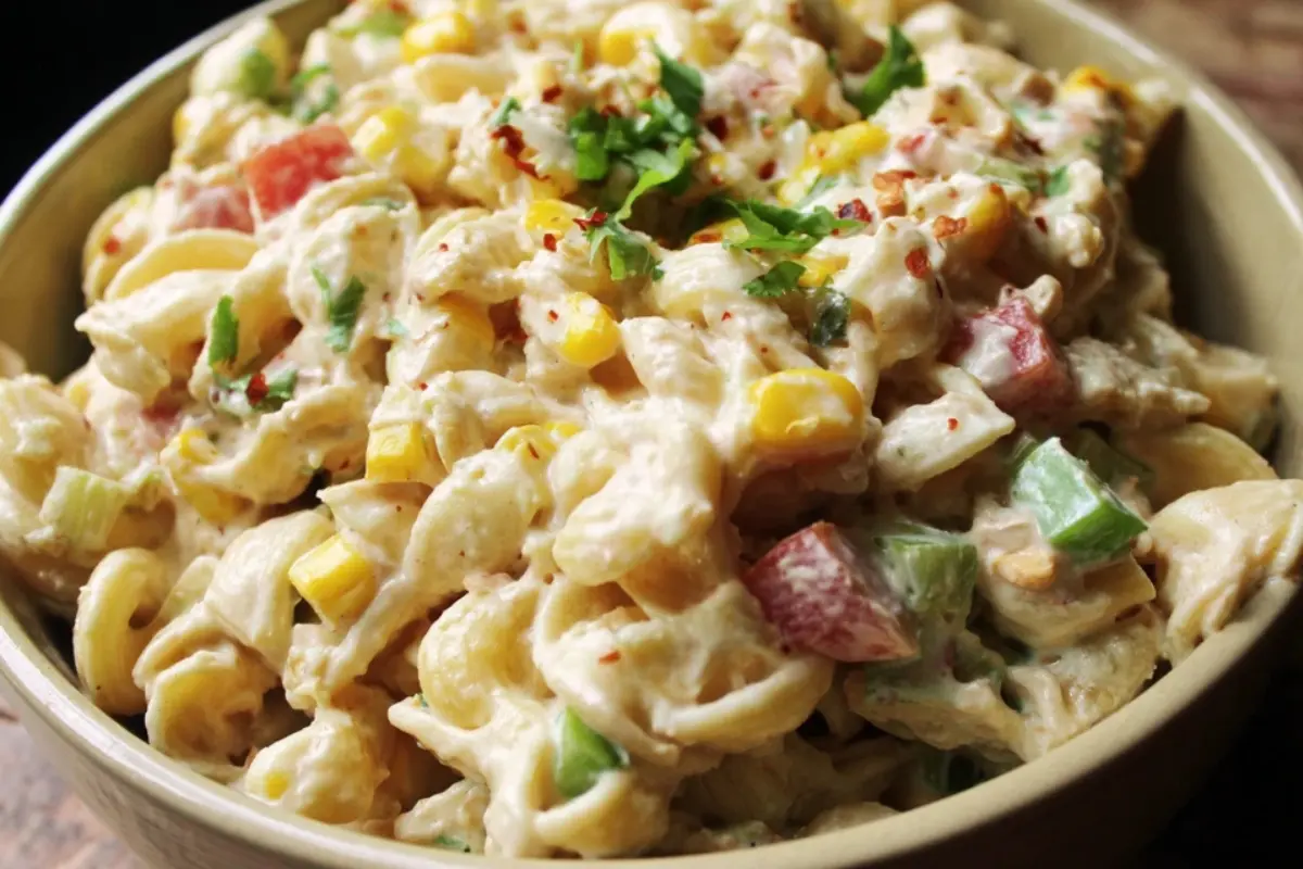 Street Corn Pasta Salad Recipe