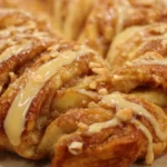 Caramel Apple Cream Cheese Danish Braid