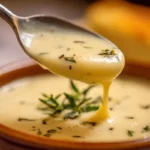 Cheddar Garlic Herb Potato Soup