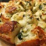 Cheesy Spinach & Artichoke Pull-Apart Bread