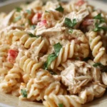 High Protein BBQ Chicken Pasta Salad