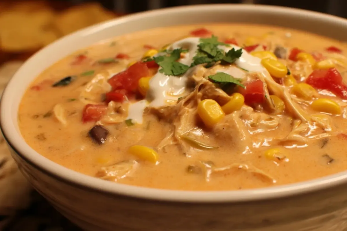 High Protein Creamy Taco Soup