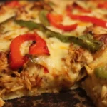 Loaded Chicken Fajita Quesadilla Bake