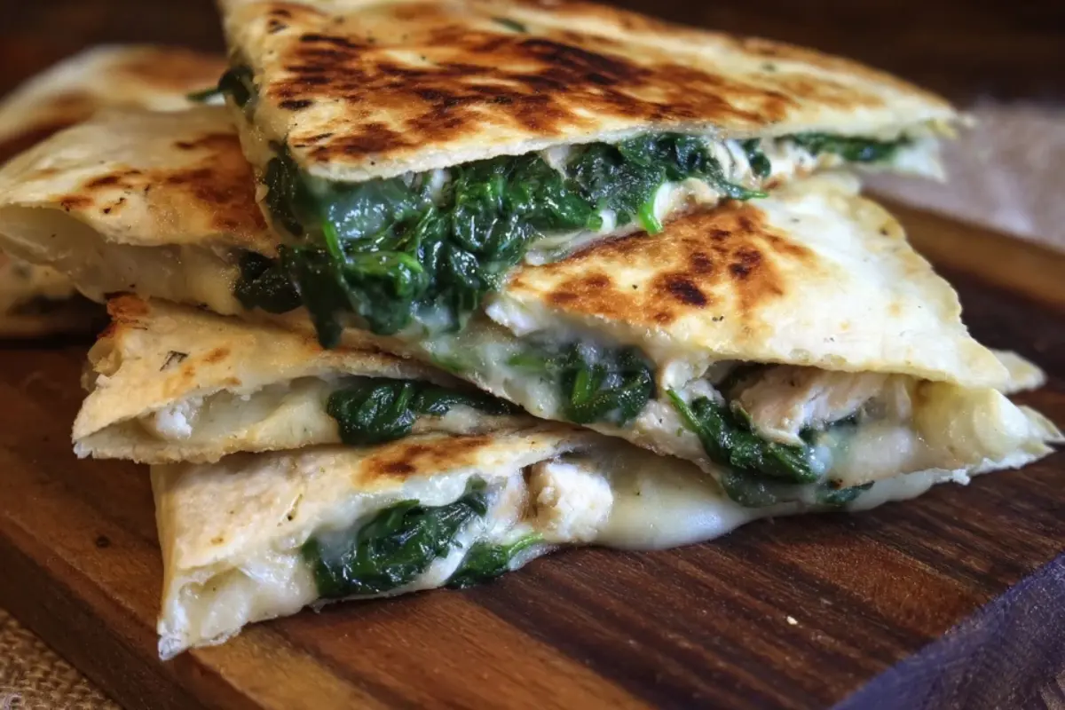 Spinach-and-Feta-Quesadillas