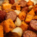 Honey Garlic Sausage Sweet Potatoes